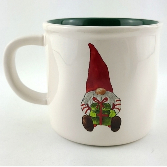 Rae  Dunn Double Sided Mug Black Large Letters GNOME SAYIN' Christmas - Picture 1 of 10